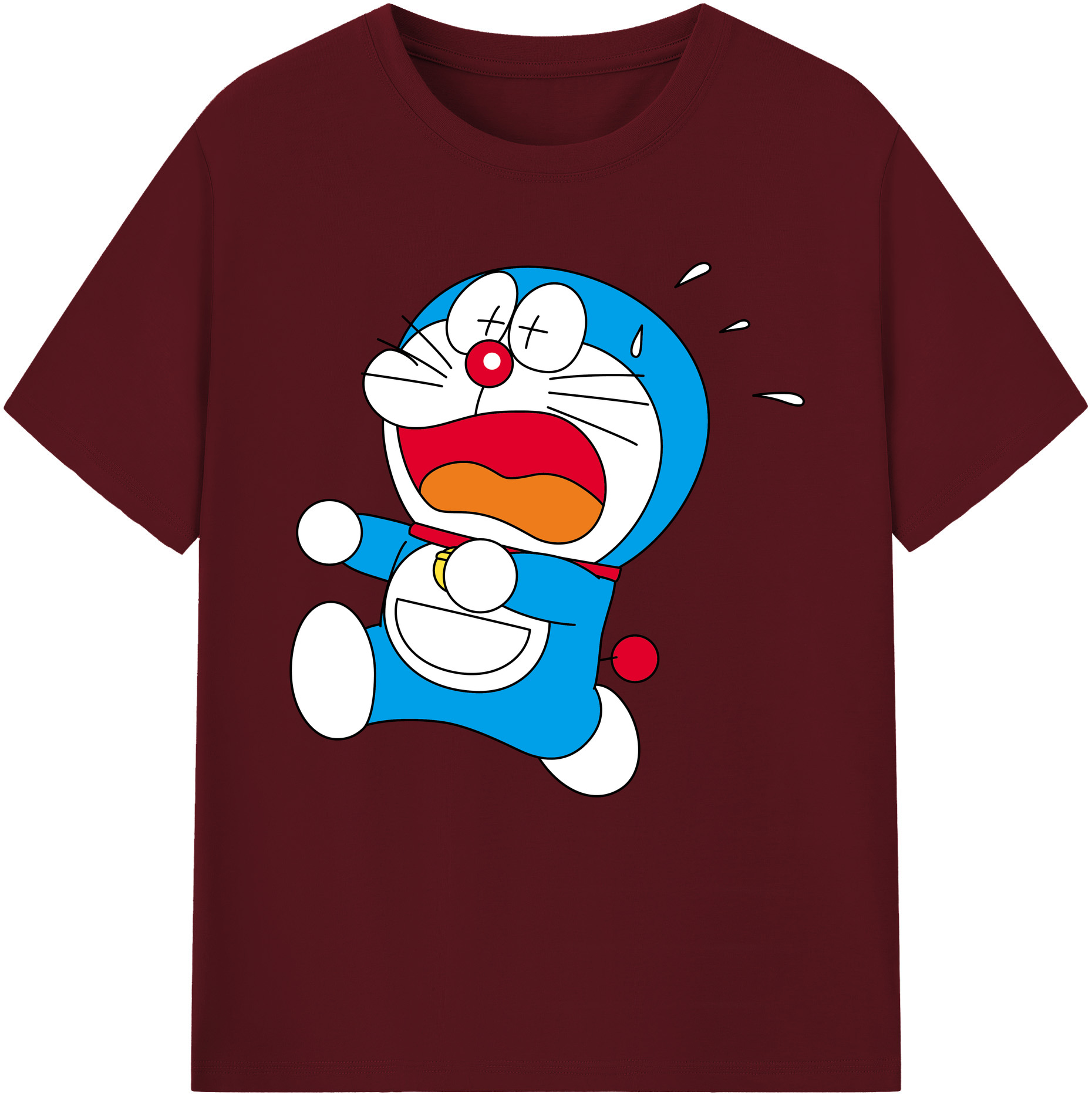 （画像用） ドラえもん Doraemon 綿100％半袖Tシャツ（フロントプリント）